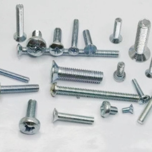 Plain finish screws